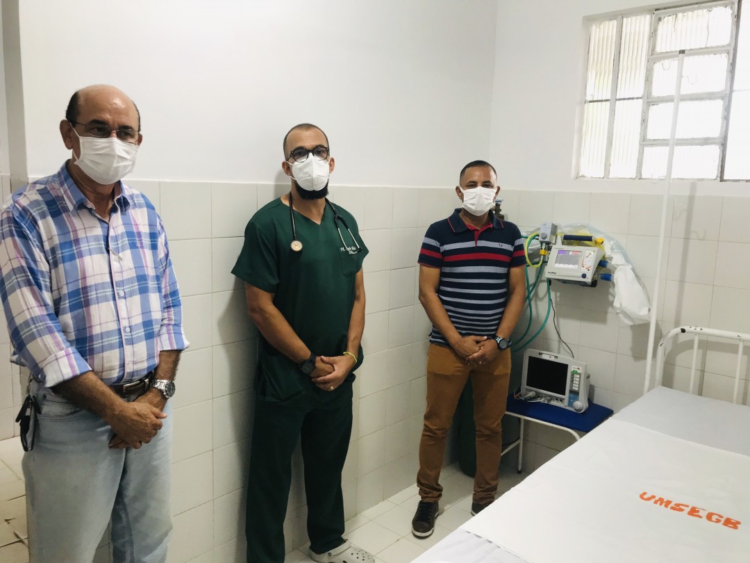 Nosso Município Instala Respiradores para Uso no COVID-19