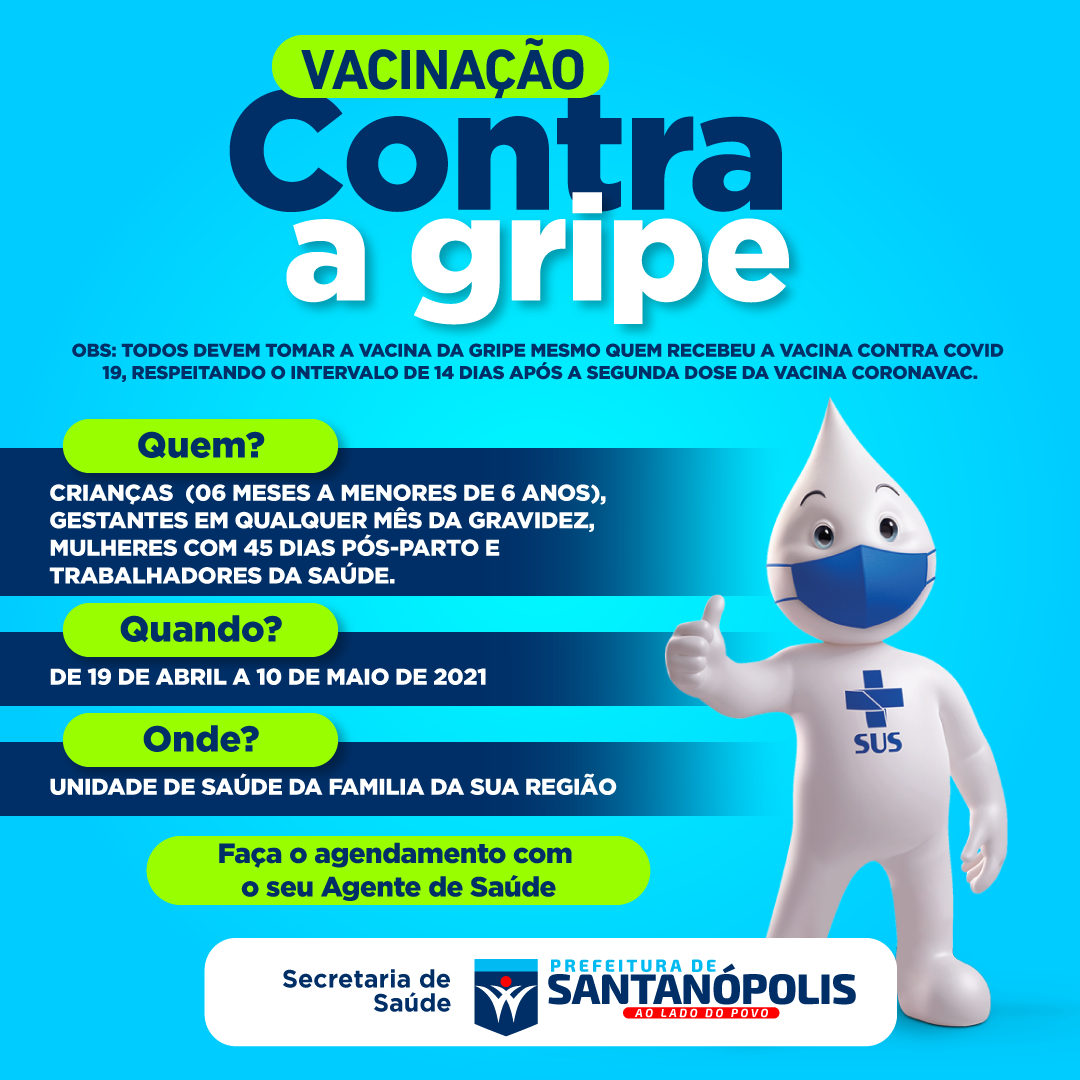 1ª ETAPA DE VACINAÇÃO CONTRA A GRIPE