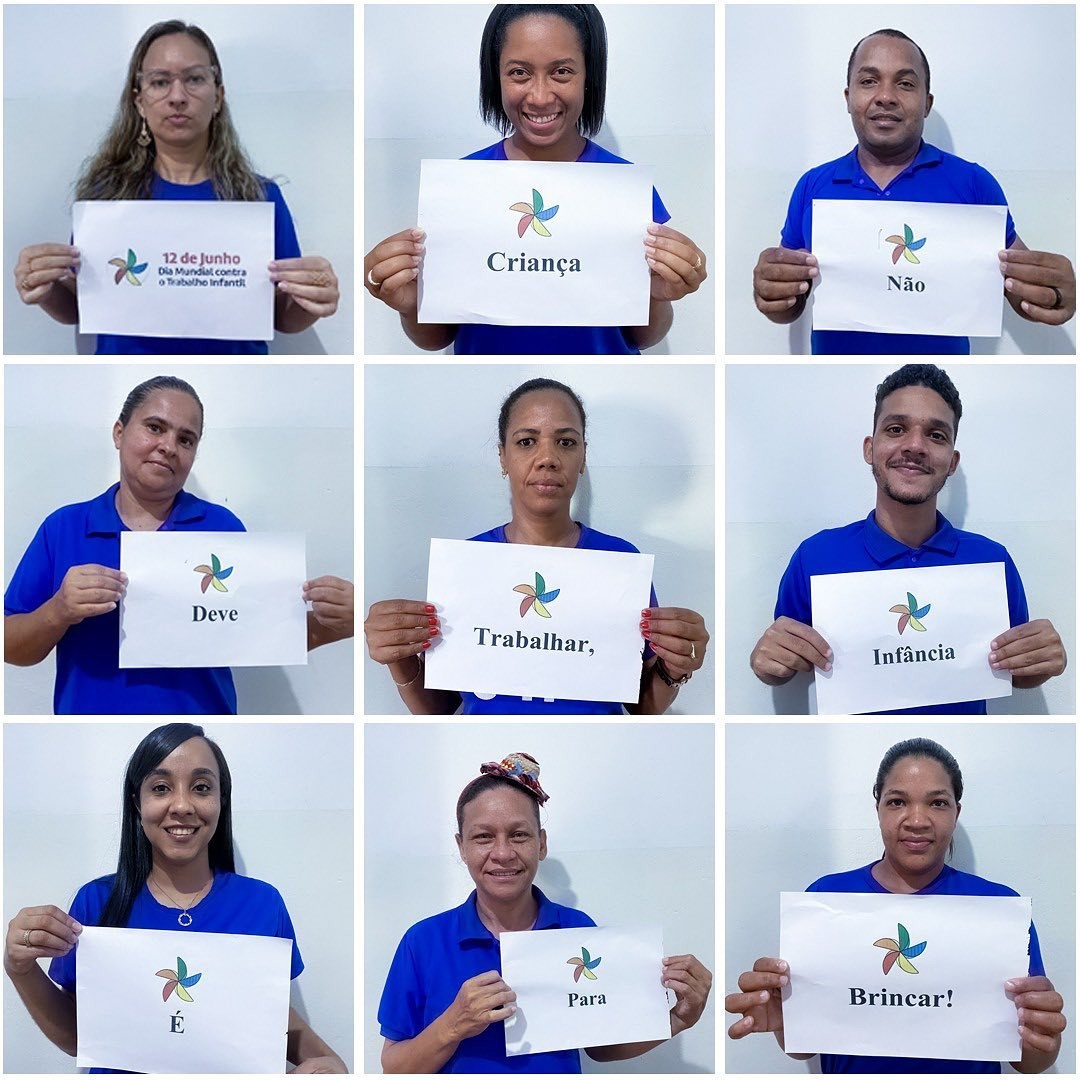 Dia da Mundial de Combate ao Trabalho Infantil