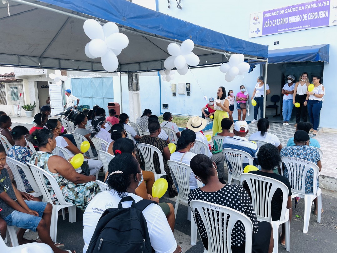 Ação no PSF da SEDE sobre Janeiro Branco: conscientização sobre a saúde mental